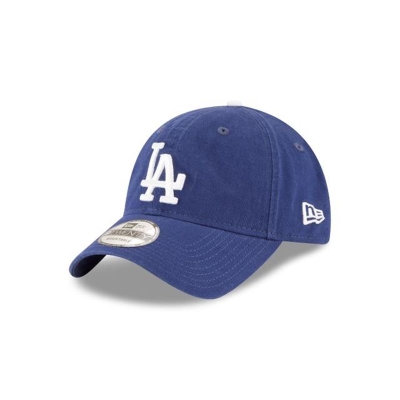 Blue Los Angeles Dodgers Hat - New Era MLB Core Classic 9TWENTY Adjustable Caps USA4915608